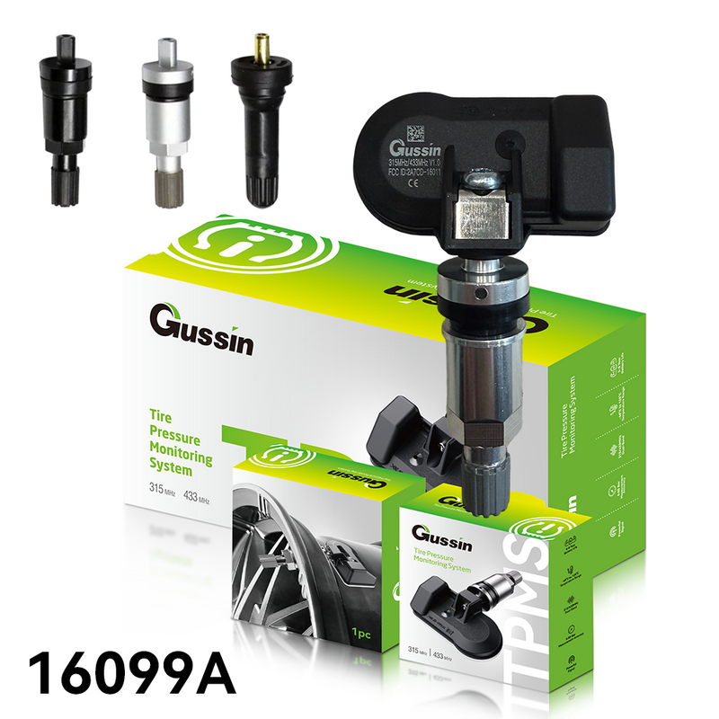 Gussin Auto TPMS Sensor Programmer Monitor Economic Tire Pressure Monitoring System 315/433MHz Universal Fitment Model
